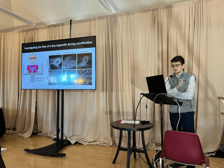 Christopher Johnson presenting
