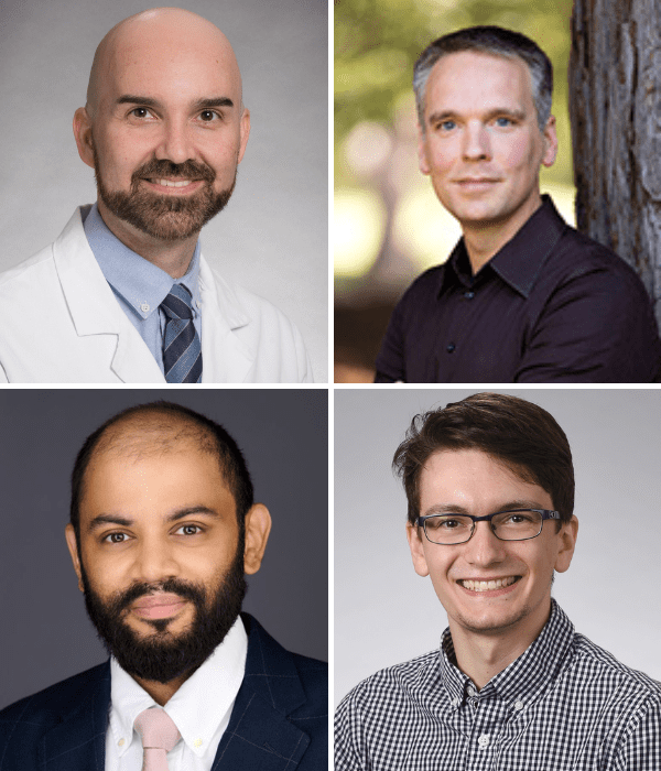Cory Simpson, MD, PhD, Andre Berndt, PhD (bottom left) Shivam Zaver, Christopher Johnson